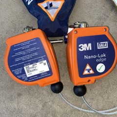 DBI-SALA Nano-Lok Edge Twin-Leg Quick Connect Self Retracting Lifeline Cable