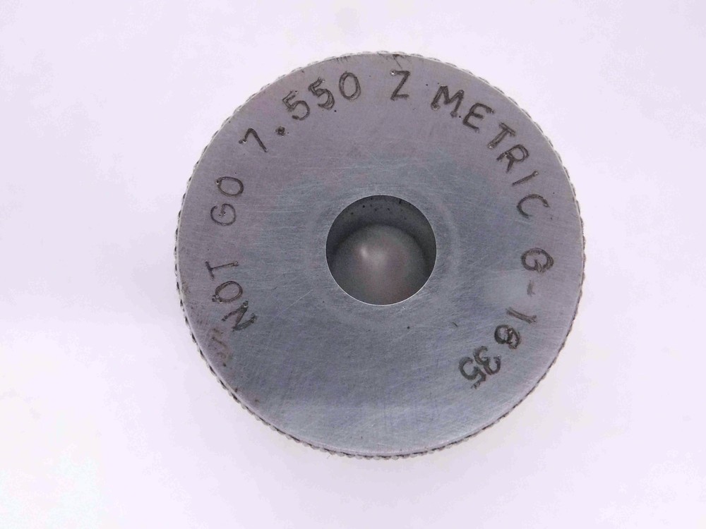 7.550 CLASS Z MASTER PLAIN BORE RING GAGE 7.500 +.050 OVERSIZE 7.5 mm .2972 7.55