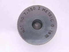7.550 CLASS Z MASTER PLAIN BORE RING GAGE 7.500 +.050 OVERSIZE 7.5 mm .2972 7.55
