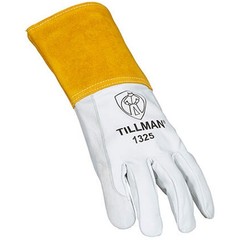 Tillman 1325 Goatskin TIG Welding Glove Reinforced Thumb Fingertip, X-Small