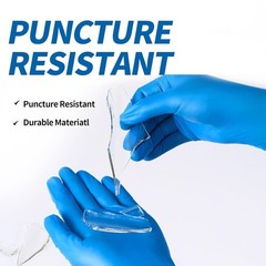 Disposable Blue PVC Gloves – Food Safe Latex & Powder Free All-Purpose Pack