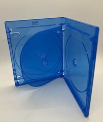 100 PCS NEW 15mm Blu-Ray 4-Disc Case With BluRay Logo, BL1504
