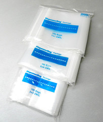 300 Assorted Zip Seal Lock Bags 5×5 6×6 7×7 Clear 2MIL Zippit Reloc 3 Sizes Bags