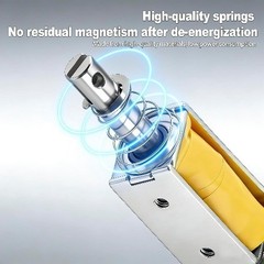DC Solenoid Electromagnet HS-0530B DC6V 3.4A 10mm Stroke Push Pull Type Linear