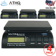 PACK OF 4 My Weigh Ultraship 55lb x 0.1oz Digital Shipping Postal Scale w/ AC