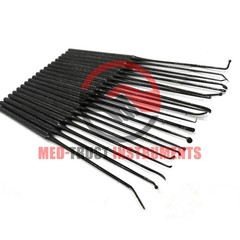 Rhoton Micro Dissector Expanded 20 PCS Set of Stainless Steel with steel case