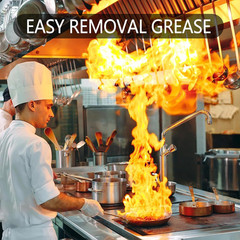 Stainless Steel Baffle Grease Filter for Restaurant Hoods – 5 Pack