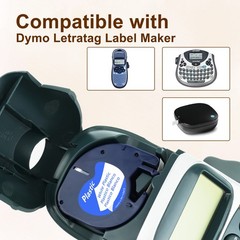 5Packs For Dymo 12mm LetraTag Refills White 91331 Fit for DYMO LetraTag 110T