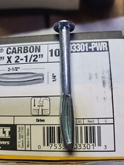 DeWalt Split Drive Anchors Drive Anchor Mushroom Head 1/4×2 1/2. 2Boxes Of 100