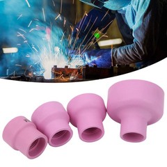 Alumina Torch Gas Lens Kit, Long Service Life Ceramic Welding Cup Set, for We…