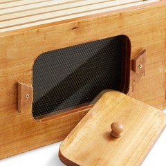 Deep Waxed Brood Box with Window, 10 frames and 10 Blk Foundations