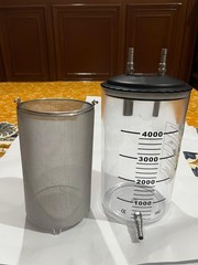 Fat Collection Reusable Canister 4000 ml With Steel Filter