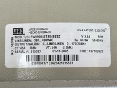 WEG CFW09USCFW090045T3848ESZ Standard AC Drive 45A Vectrue Inverter VFD