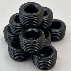 USA! NPT Plug Hex Countersunk Plug Pipe Fitting 3/8NPT Male Thread Socket 10PCS