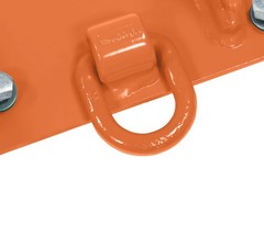 5-1/2″x22″Orange Tractor Bucket Grab Hooks Bolt 2″Hitch Receiver for Deere 1025R