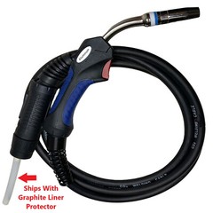 Aluminum Blue Handle MIG Gun-Torch Assembly – Works with Prospot