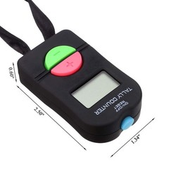 Electronic Tally Counter/Handheld Number Clicker with Lanyard, 4-Digital,Disc…