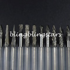 20 Pcs/Set Dental Lab Polishing Carbide Burs Bur Drills Tungsten Steel (3*3)