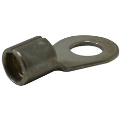 (25) Non-Insulated 6 Gauge 5/16″ Ring Terminal Uninsulated Wire Connector – USA