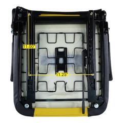 Yellow Zero Turn Mower Cub Cadet Seat