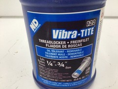Vibra-Tite 12200 Primerless Threadlocker, Vibra-Tite 122, Blue, Medium