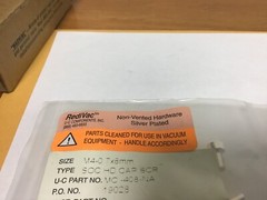 Qty (10) M4 X 0.7 X 8mm Silver Plated Stainless Socket Cap Screws, UC Components