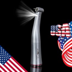 Dental 1:5 Increasing Contra Angle Optic LED Handpiece Fit for Electric Motor
