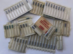 Assorted Barbed Broaches, Assorted Sizes, 58 pieces