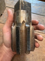 Vintage Morse Pipe Tap 2-1/2″ Taper No. 1115 Die American Standard Metalwork
