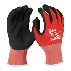 Milwaukee Cut Level 1 Nitrile Dipped Cut Resistant Gloves Red XL 12 pair
