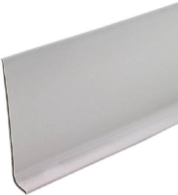 M-D Building Products 75499 4 In. x 120 Ft. Silver Gray Vinyl Wall Base –
