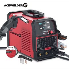 ACEWELDER MIG 140PRO 110V MIG Welder Digital Display Synergic Gasless