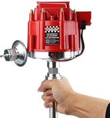 STEINBRÜCKE High Performance Red Cap HEI Distributor for Chevy Gm SBC 283 305 30