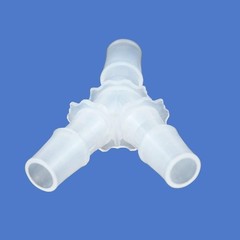Quickun 3/8″ Hose Barb Fitting Y Shaped Adapter Pack of 4