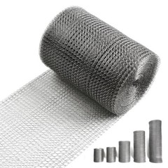 304 Stainless Steel Mesh Roll 5″ x 30ft Rodent Proofing Gap Blocker Wire Fabric