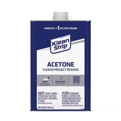 1 Qt. Acetone Thins Fiberglass Resins, Epoxy and Adhesives
