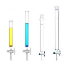 13*200mm – 20*300mm Glass Chromatography Columns Chemistry Laboratory Labware