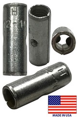 (100) Non-Insulated 12-10 Gauge Butt Splice Connector Uninsulated Wire Terminal