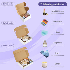 30 Pack Small Shipping Boxes Assorted Sizes, 6X4X3, 7X5X2, 9X6X2-10 PCS Each Sma