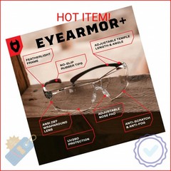 NoCry Clear Safety Glasses for Men and Women with Anti-Fog and Scratch Resistant