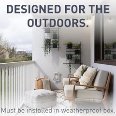 Legrand radiant 20 Amp Weather Resistant GFCI Duplex Outlet White 1 Pack