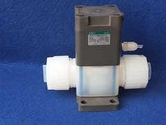 CKD AMD512-25BUP-20-0-2 Air Operated Valve for Chemical Liquids 0-0.3 MPa.