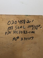 Elliott Group 020458-2-1 Impellor Eye Seal HC1082-10G