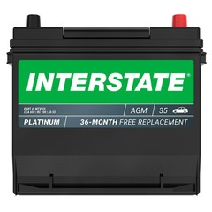 Interstate Batteries Automotive Battery 12V 55Ah (Group Size 35) 650CCA SLI A…