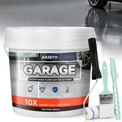 Garage Floor Epoxy Kit, Epoxy Floor Paint with Tools, Epoxy Coating for Concr…