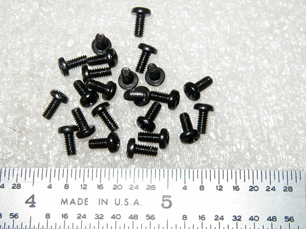 2-56 X 3/16″ SCREW PAN HEAD PHILLIPS BLACK OXIDE ALLOY STEEL – 100 pcs