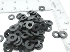 1/4″ ID Rubber Washers 1/4″ ID X 1/2″ OD X 1/16″ Thick Various Pack Quantities