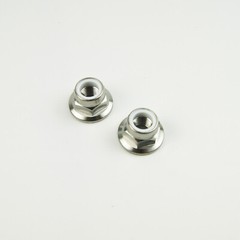 DIN6926 Gr5 Titanium Alloy Flange Ti Nuts With Nylon Lock Fastener Hex M6 M8 M10
