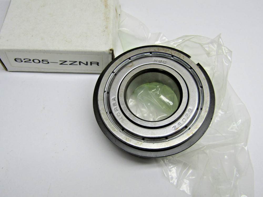 KBC 6205-ZZNR 25mm X 52mm X 15mm Shielded Snap Ring Bearing