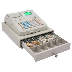 48 Keys Electronic Cash Register POS Cash Machine Supermarket LED Display NEW US